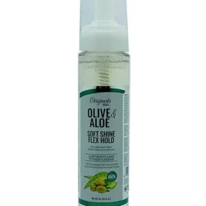 AB original olive &aloe shine flex hold