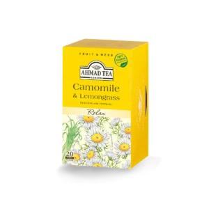 Camomile and lemongrass tea