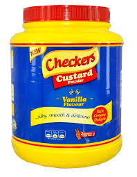 Checkers custard vanilla flavour