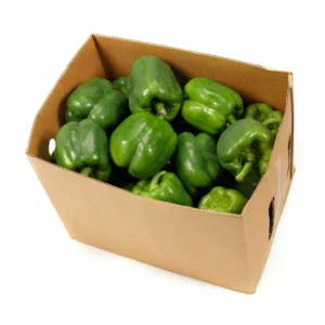 Fresh green pepper Box